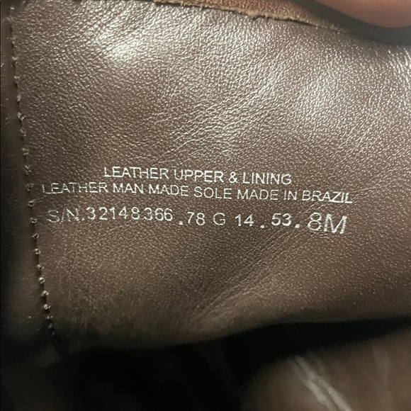 Tory Burch Dark Brown Leather Moto Boots - Picture 15 of 15